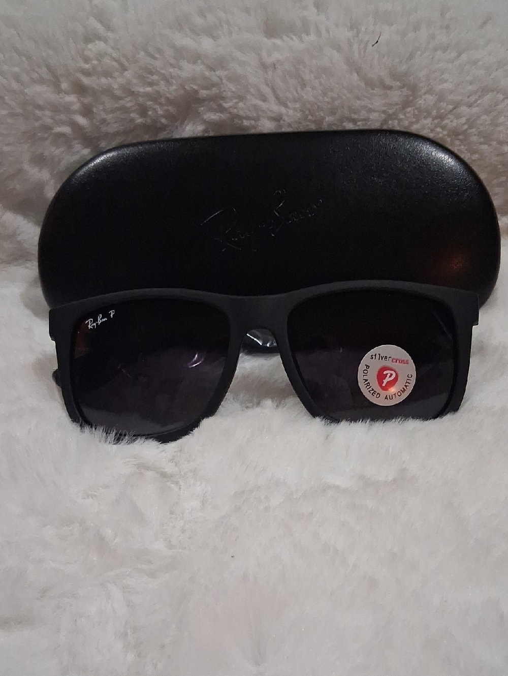 NWT Ray-Ban RB4165 Justin Clasdic Black Sunglasses Unisex